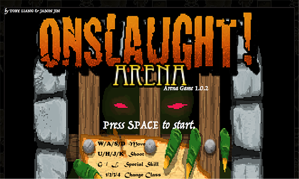 pygame Onslaught arena
