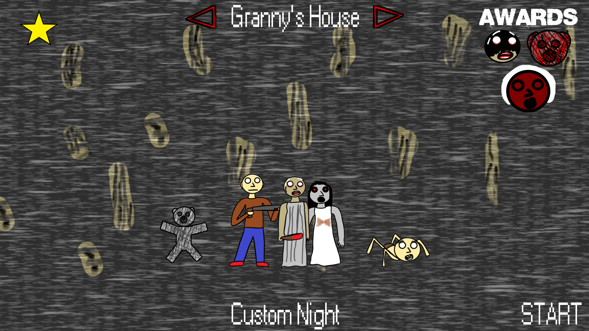 Slendrina's Freakish Friends And Family Night - Granny, Grandpa, Slendrina