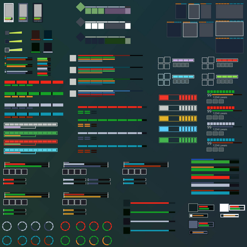 Advanced Sci-Fi Game User Interface Asset Pack By SunGraphica