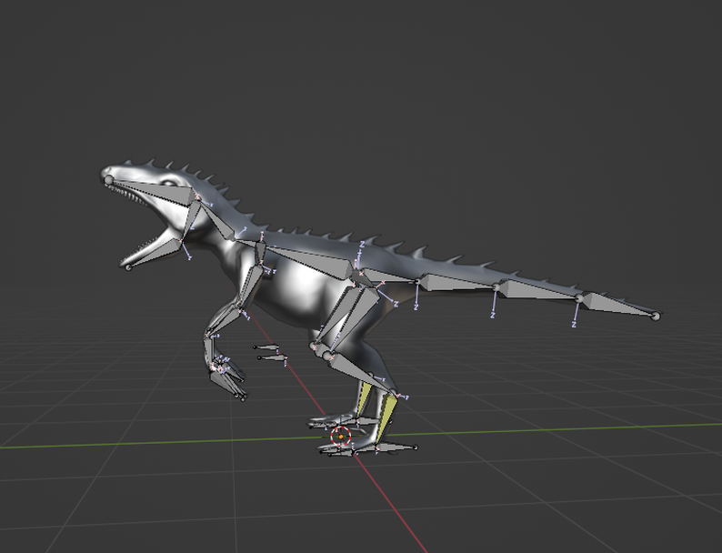 Low Poly Dinosaur(Raptor) by MihaiMan75