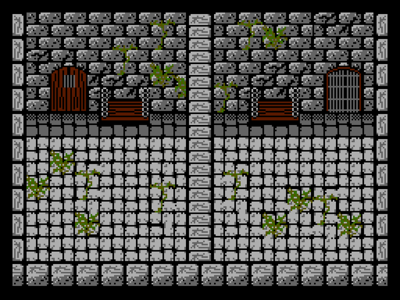 RPG Asset Tile Set 'Dungeon' NES by chasersgaming