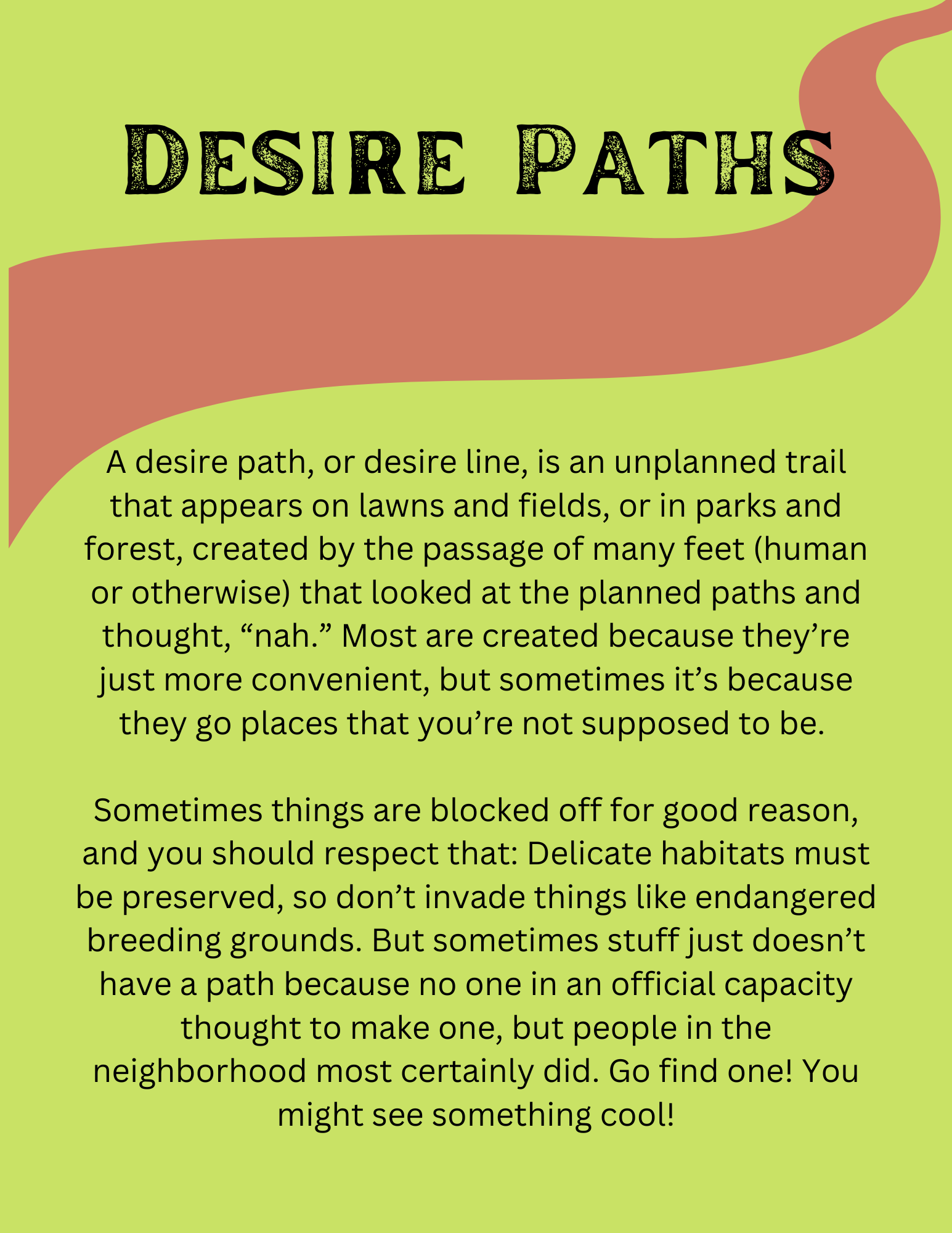 Desire Lines By Lampbane