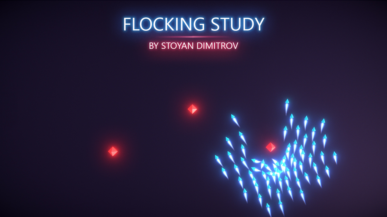 Flocking Study By Stoyan3d