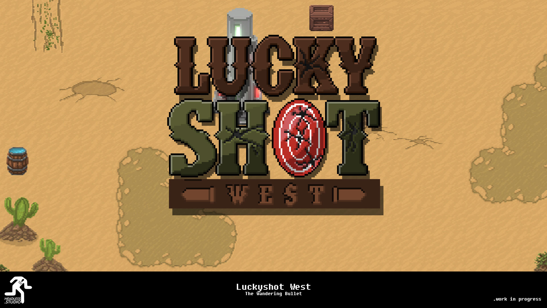 Cover image for Luckyshot West - The Wandering Bullet