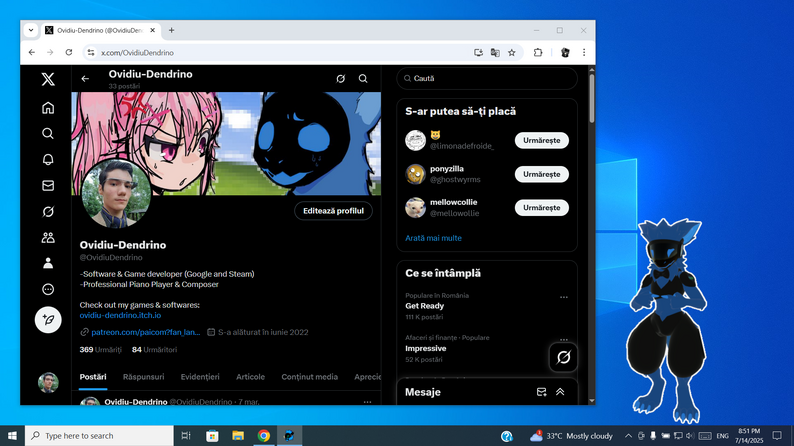PAIcom (furry computer assistant) by Ovidiu Dendrino