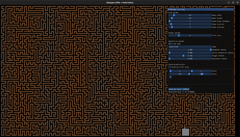 Mazegen - a maze generator by aleksandrbazhin