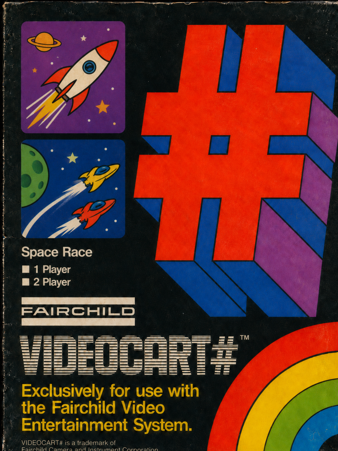 Screenshot 2 for Space Race (Channel F)