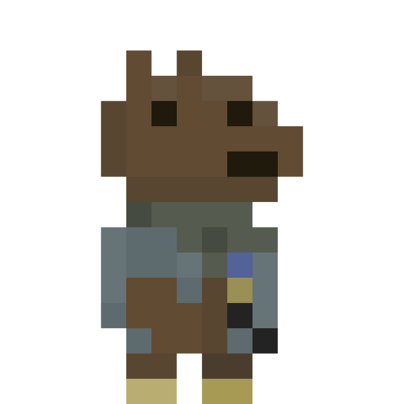 Bear Shop pixel Game assets - 16x16 tileset & player by GIANMANSUPER