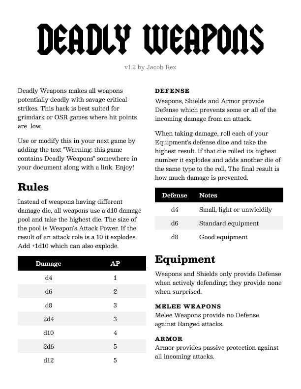 Screenshot 3 for Deadly Weapons