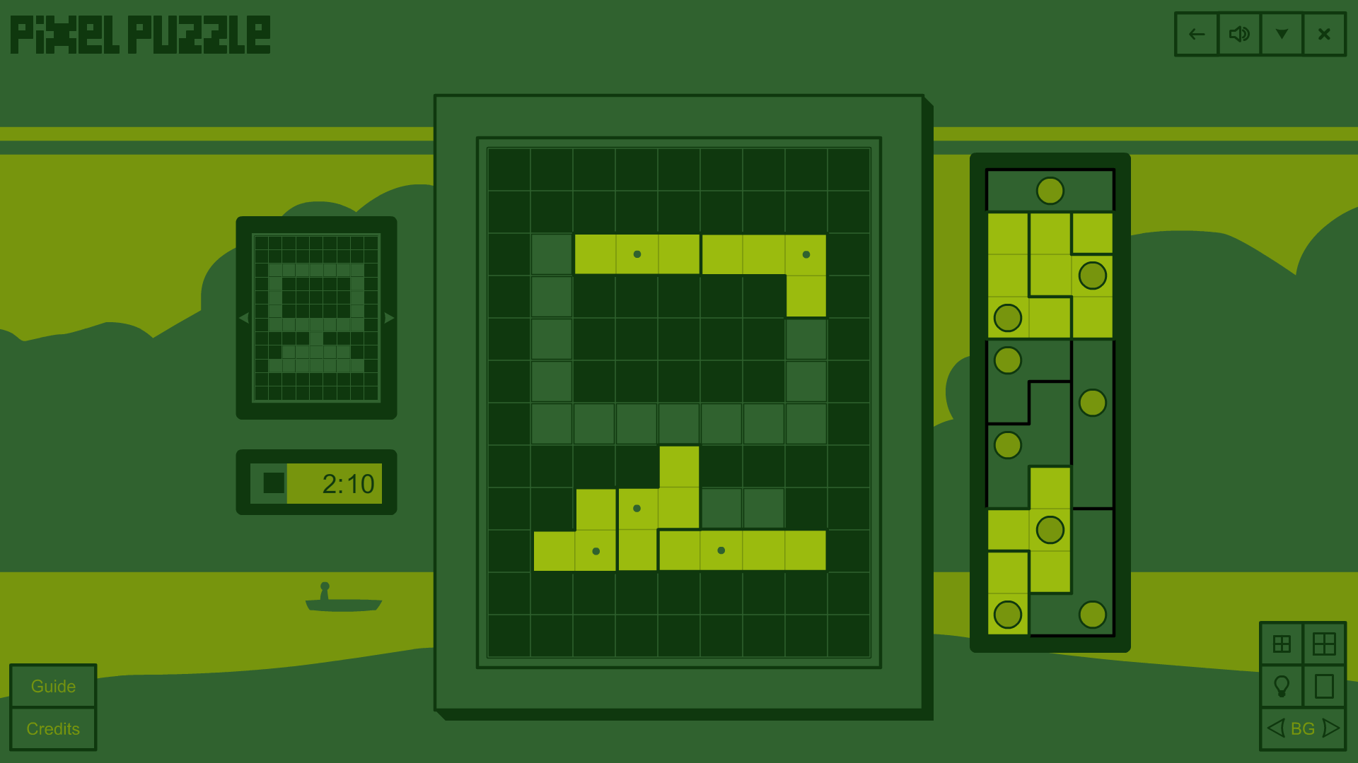 Pixel Puzzle By Veins