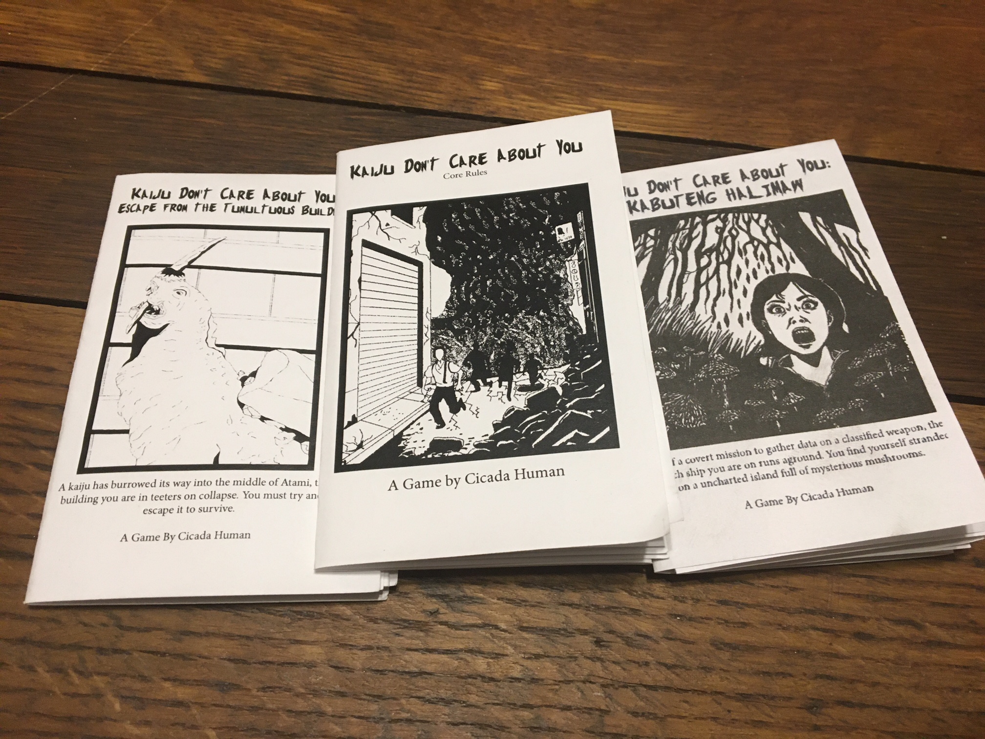 Screenshot 9 for Kaiju Don't Care About You - Solo TTRPG Zine