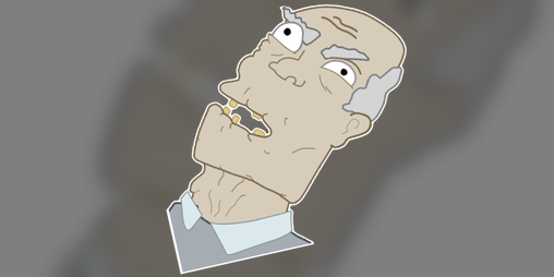 Cover image for Frustrated Old Man