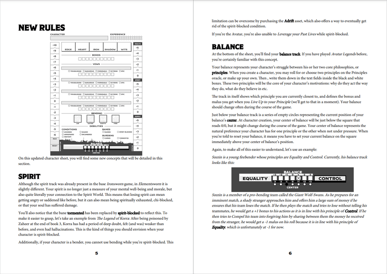Elementsworn an Ironsworn hack by Satan Bouchuncoin