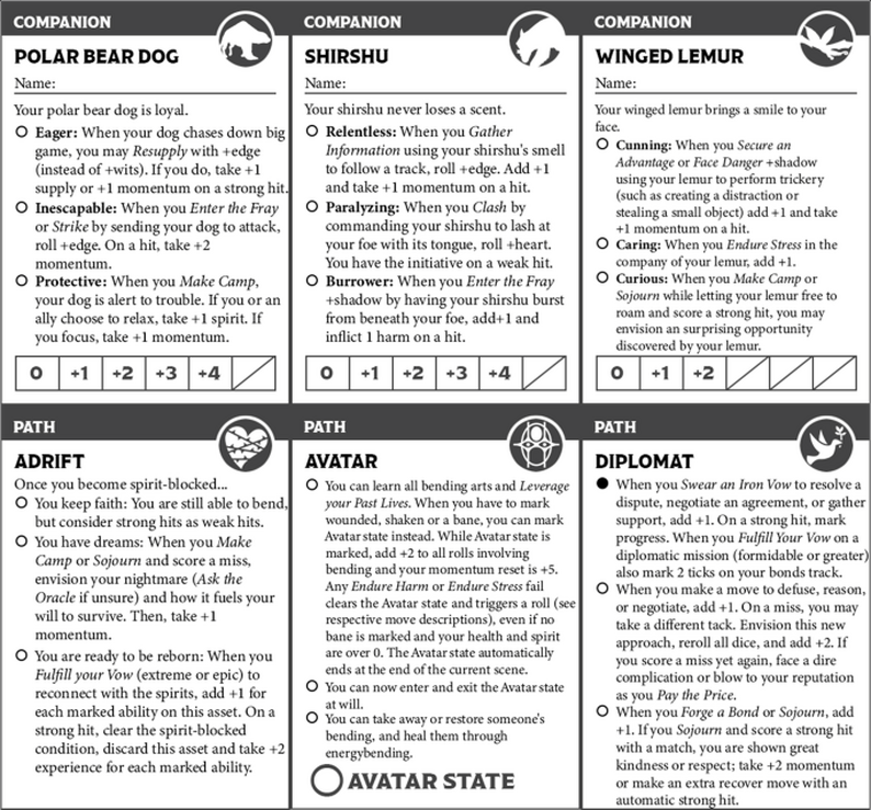 Elementsworn an Ironsworn hack by Satan Bouchuncoin