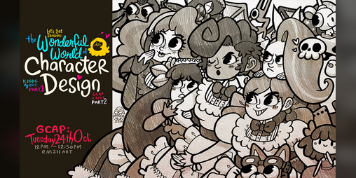Cover image for NZGDC17 & GCAP17 Wonderful World of Character Design Talk Slides & Bonus Content