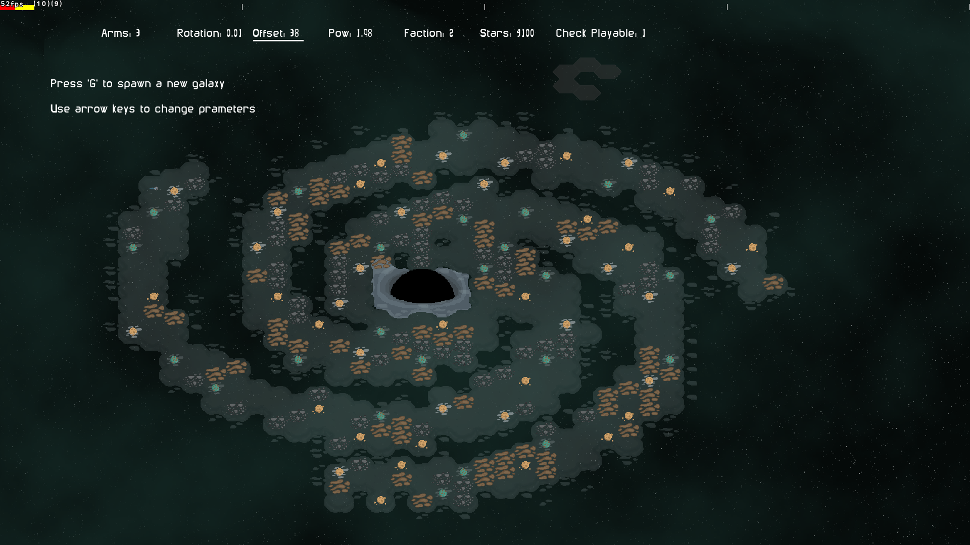 Sci Fi Galaxy Map Maker Galaxy Map Generator By Nhcarter For Procjam - The Procedural Generation  Jam - Itch.io