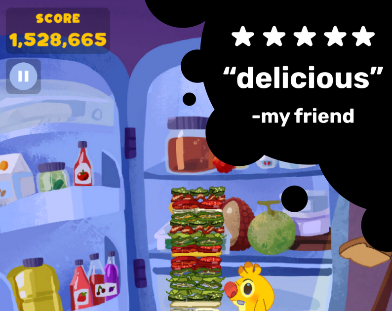 Sandwich Stacker by ElanMakesGames, corncolonel