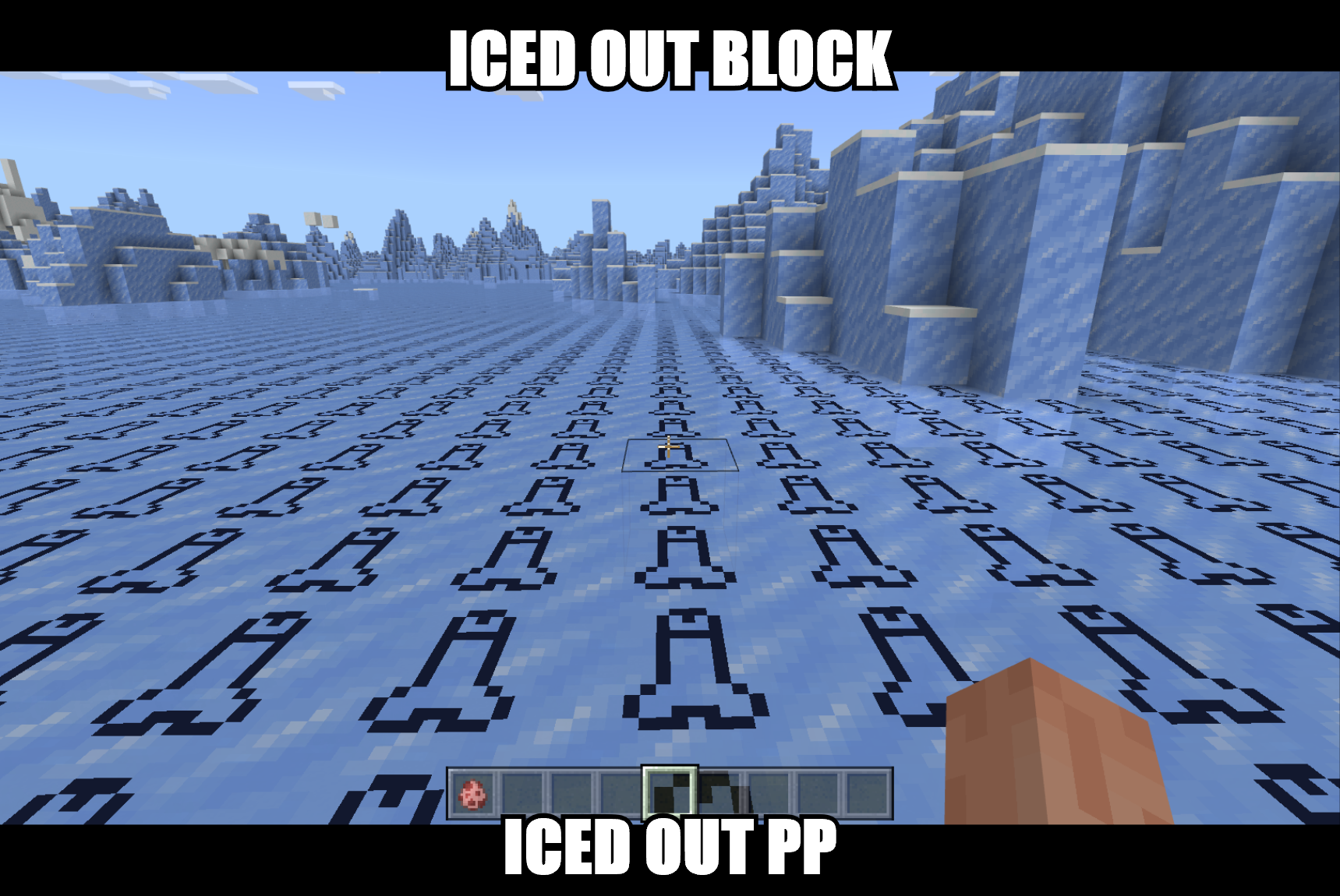PP ice block minecraft mod (WINDOWS10/BEDROCK) by SouthCaca