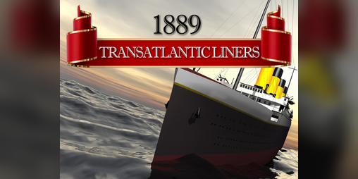 Cover image for Transatlantic Liners 1889