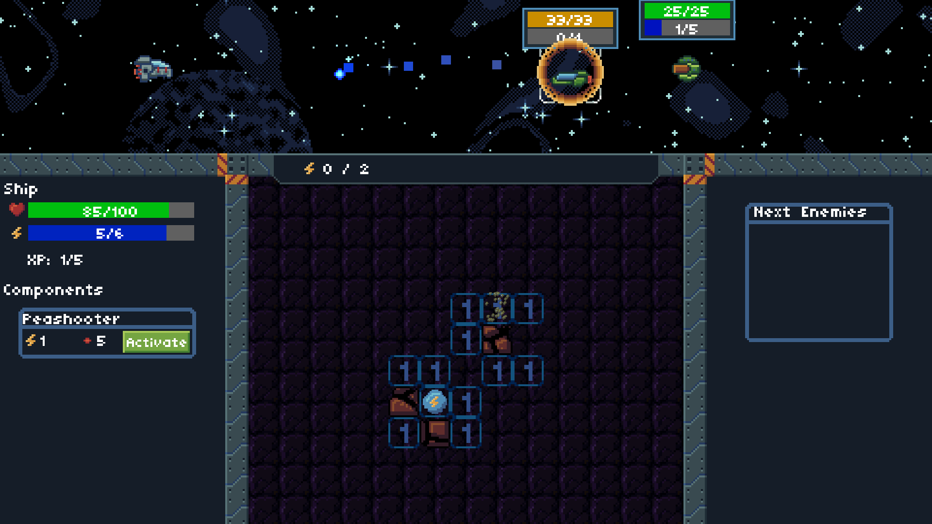 Inventory system update with minesweeper - Space Order Mine by Fluffy Lotus