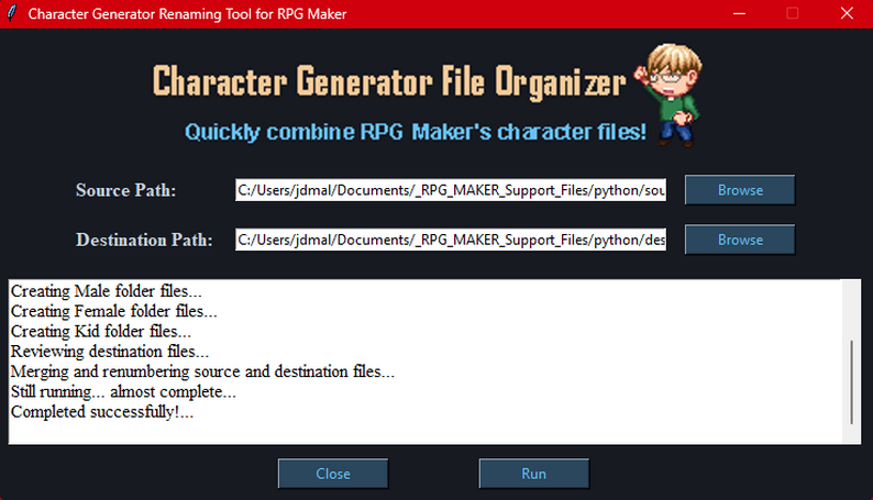 File Character Code Character Generator File Organizer - FREE! by Patriot Programmer