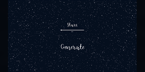 Cover image for Stars Generator