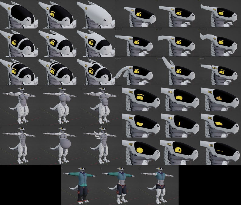 Synth VRchat Model by Zairiza