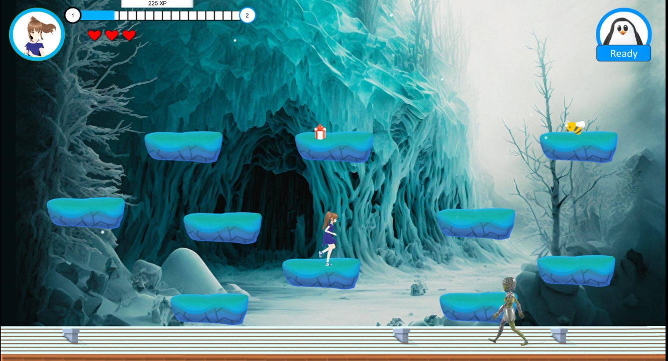 Screenshot of a game session
