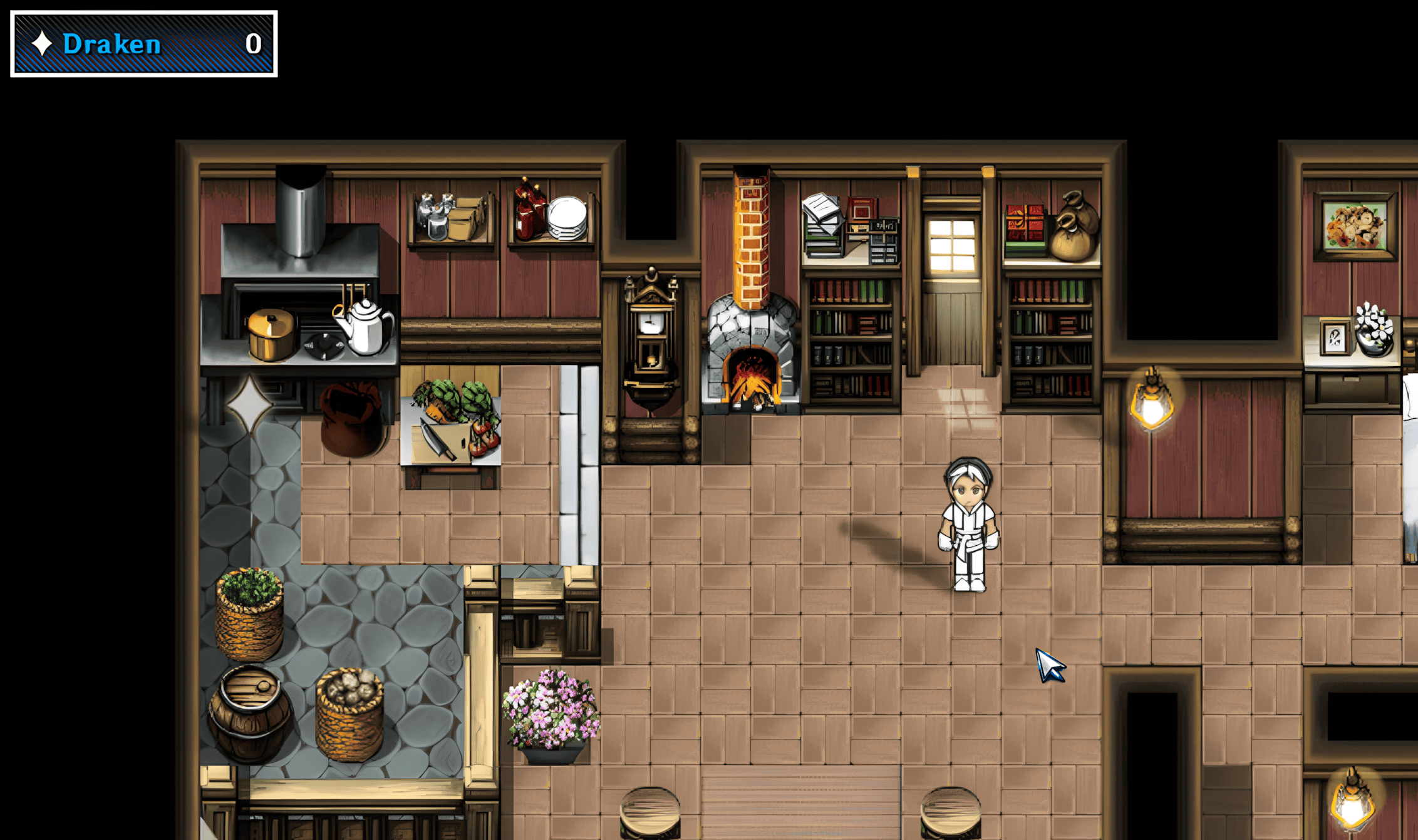 Screenshot 3 for Gold UI on Map for RPG Maker MZ