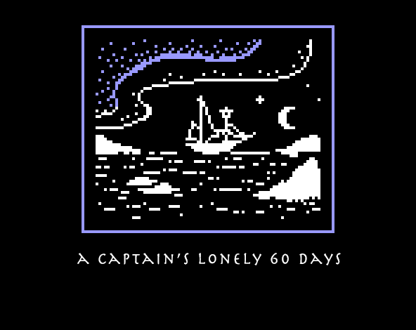 Cover image for a captain's lonely 60 days
