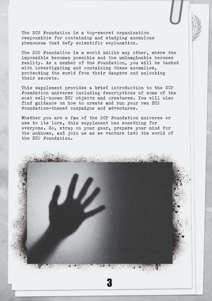 SCP for Liminal Horror by Zotiquest Games