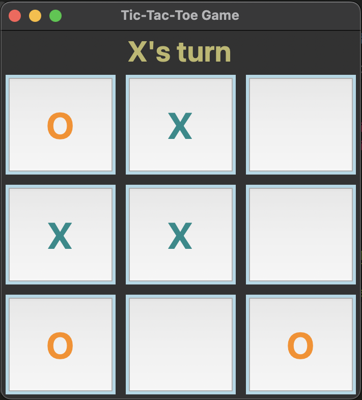 Tic Tac Toe python game