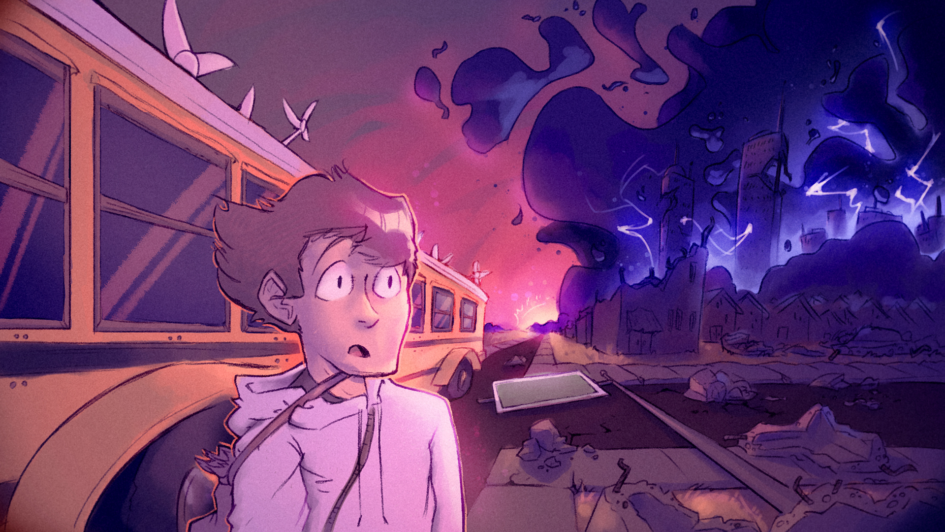 Disaster Strikes After Global Warming By OnyxGreenArts