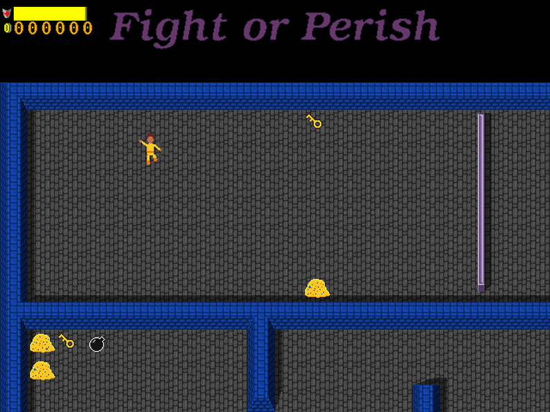 Fight or Perish start screen