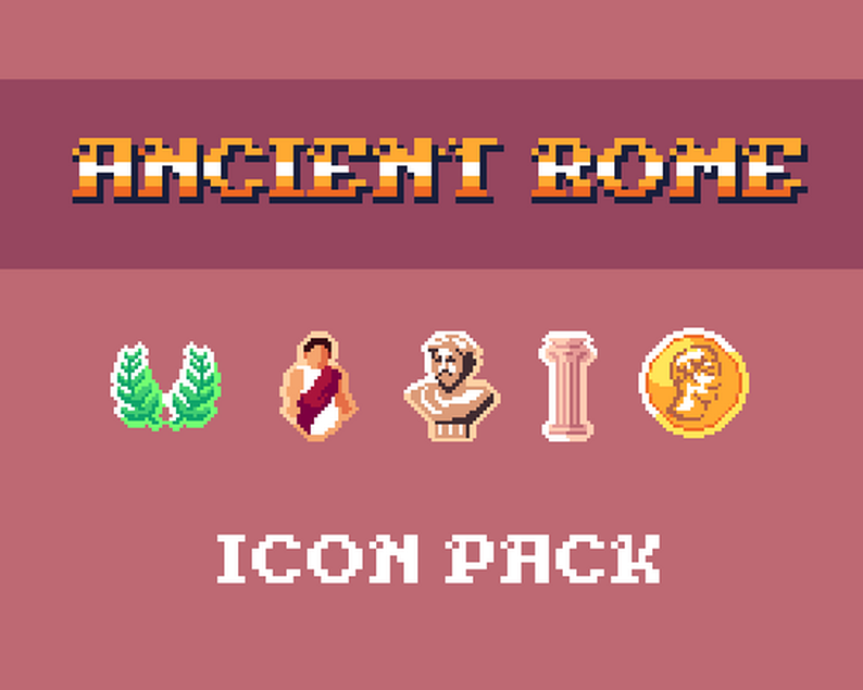 🏛️ FREE Ancient Rome Icon pack by 🌻Helianthus Games🌻