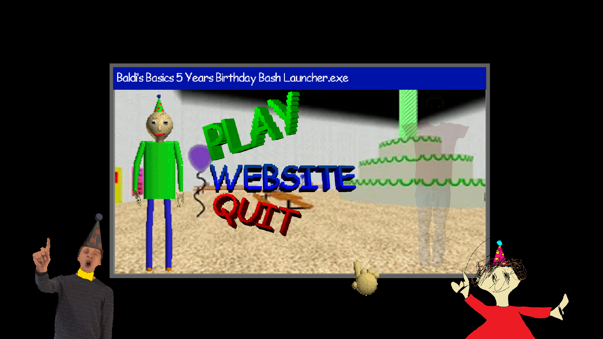 Baldi's Basics 5 Years Birthday Bash! by REMEN1015 Games