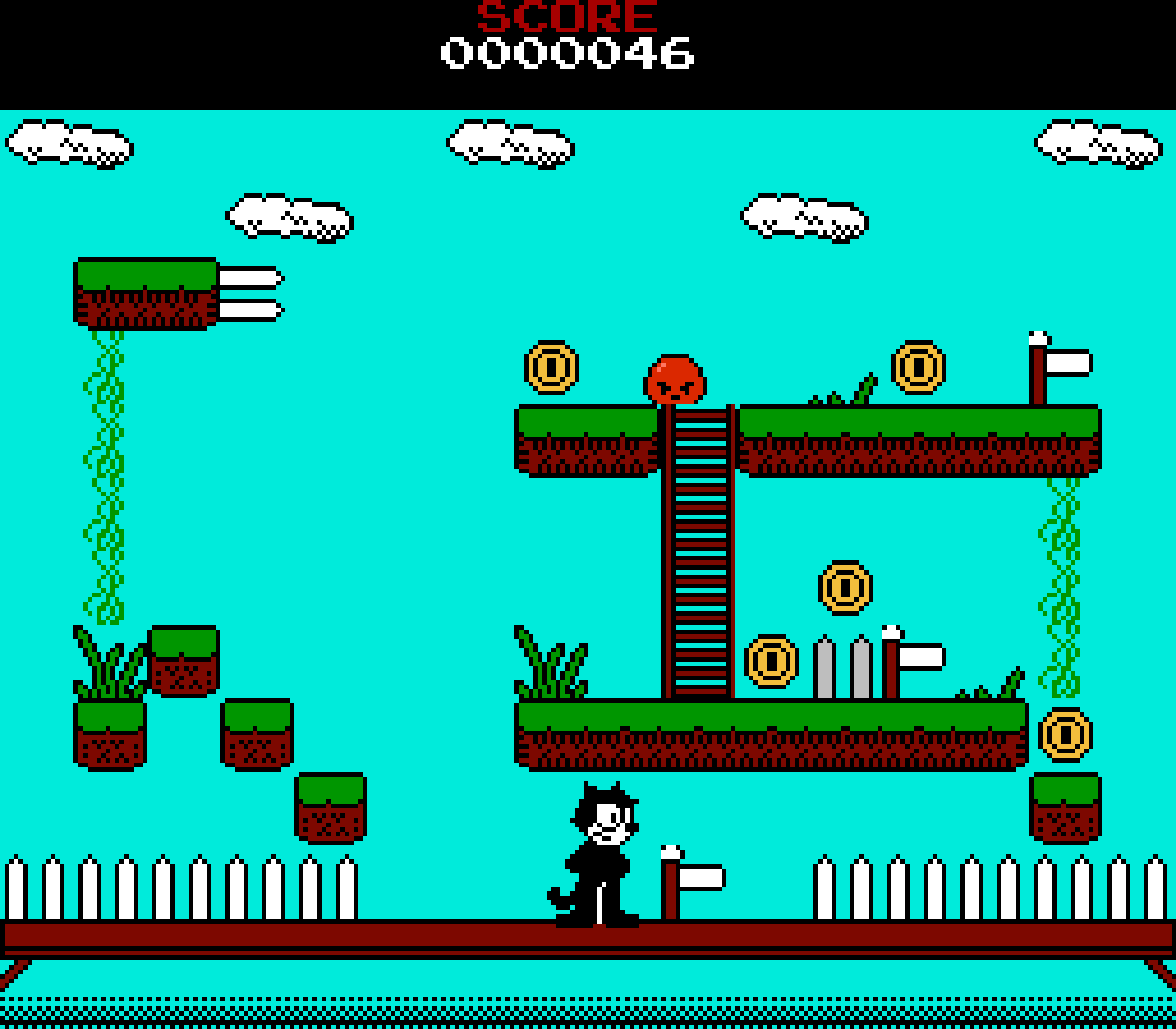Screenshot 3 for Felix The Cat: In The Creepy Castle (NES)