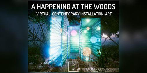 Cover image for A HAPPENING AT THE WOODS