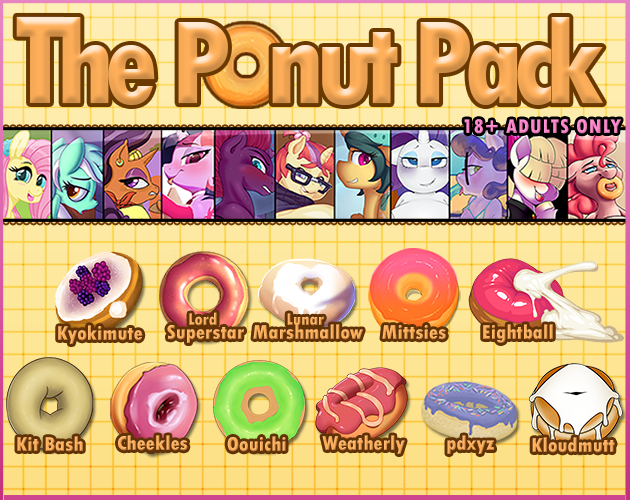 My Little Pony Scat Porn - The Ponut Pack by Mittsies