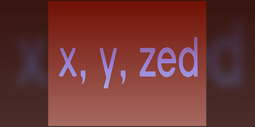 Cover image for x, y, zed