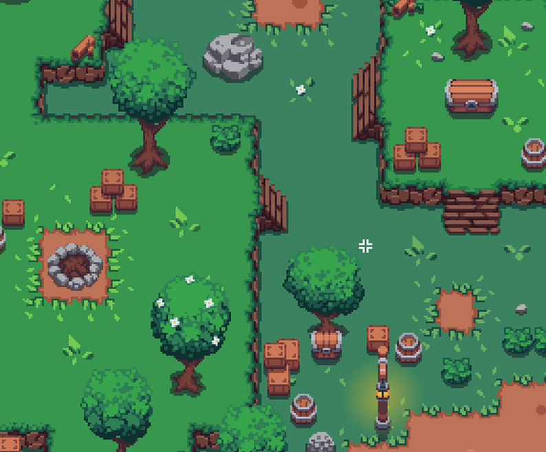 Pixelarium - Grasslands 16x16 Tileset By LukeThePolice