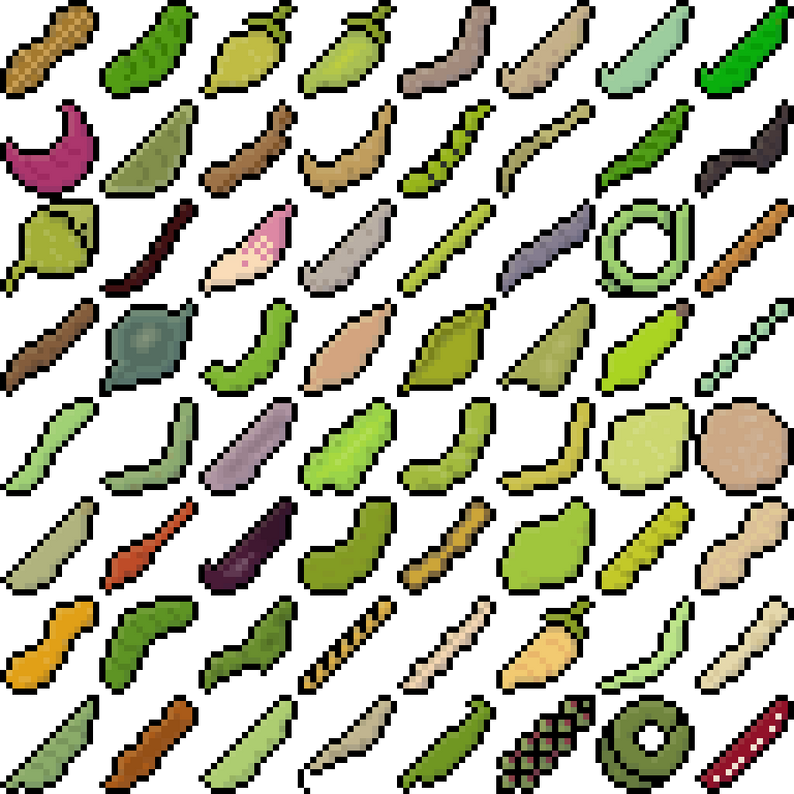 Spriteforge'd: Beans Pack by Wayland's Sprite Forge