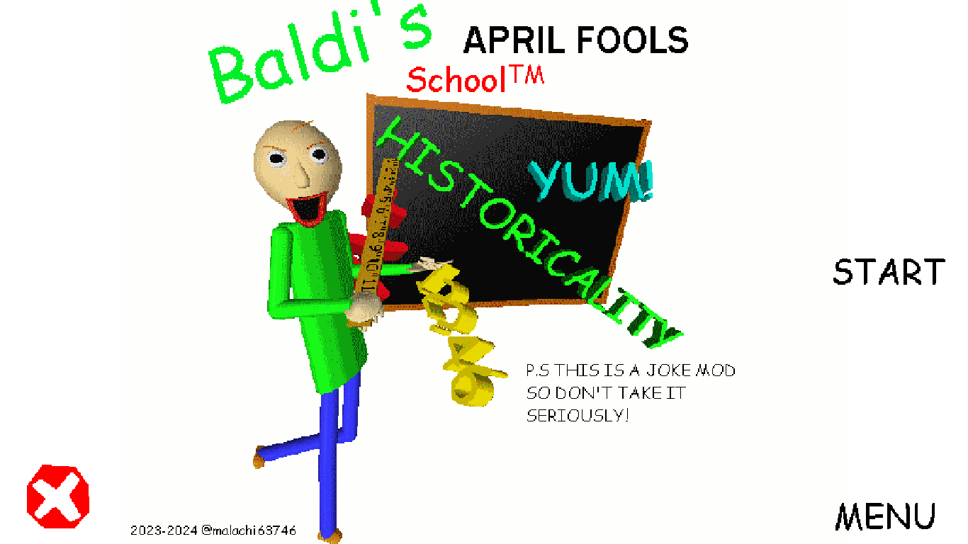 Baldi's Basics Mod Menu April Fools Joke 