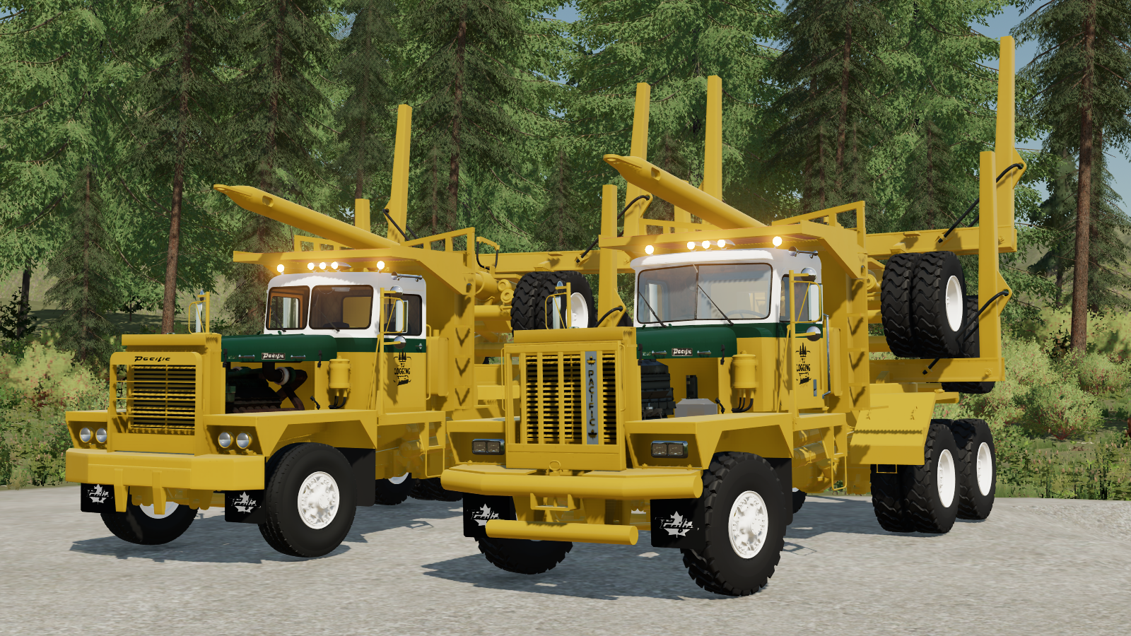 Screenshot 2 for FS22 Pacific P16 Logging Truck