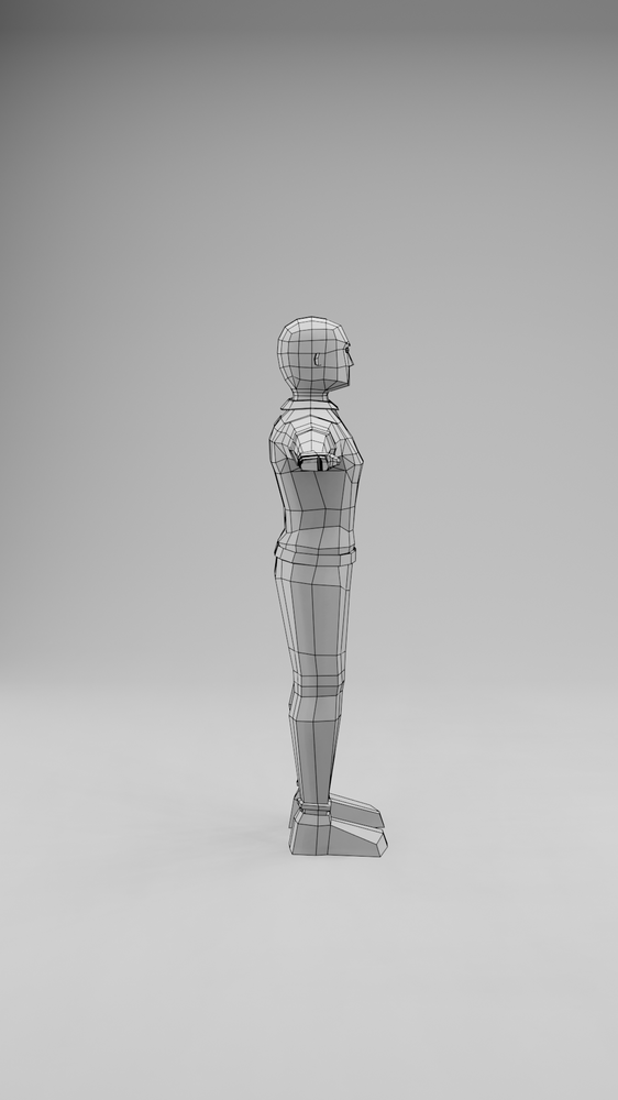 Low Poly Male And Female Models by The-Wild-Dodo