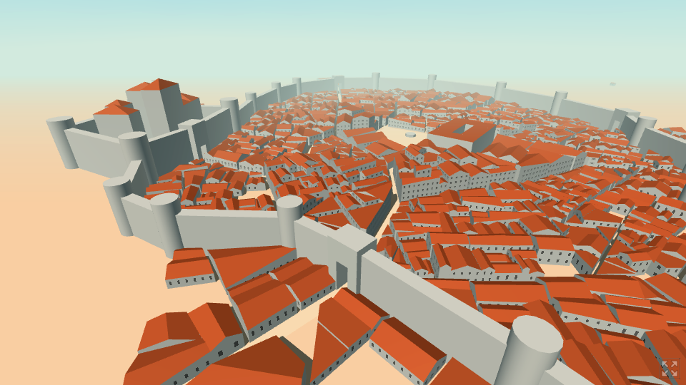 medieval city 3d map