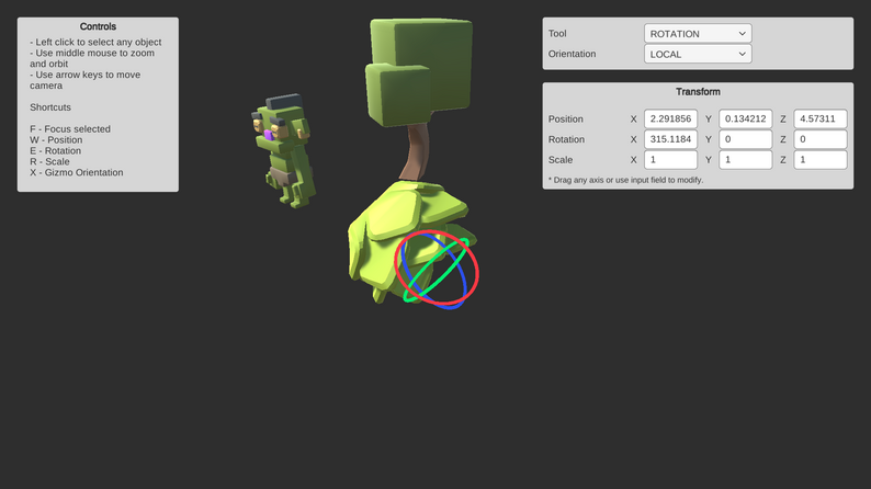Unity Runtime Transform Gizmo by cemuka