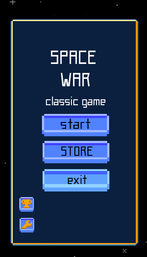SPACE WAR Classic game by Re-Playit