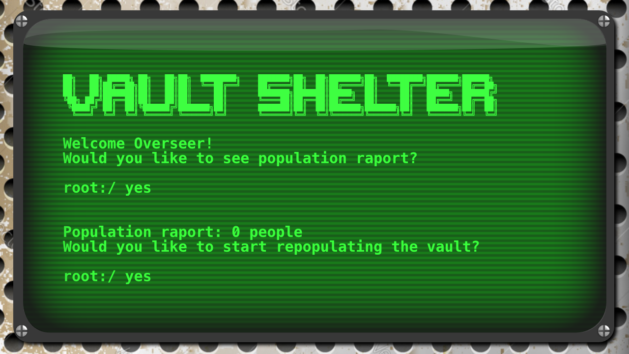 Vault Shelter