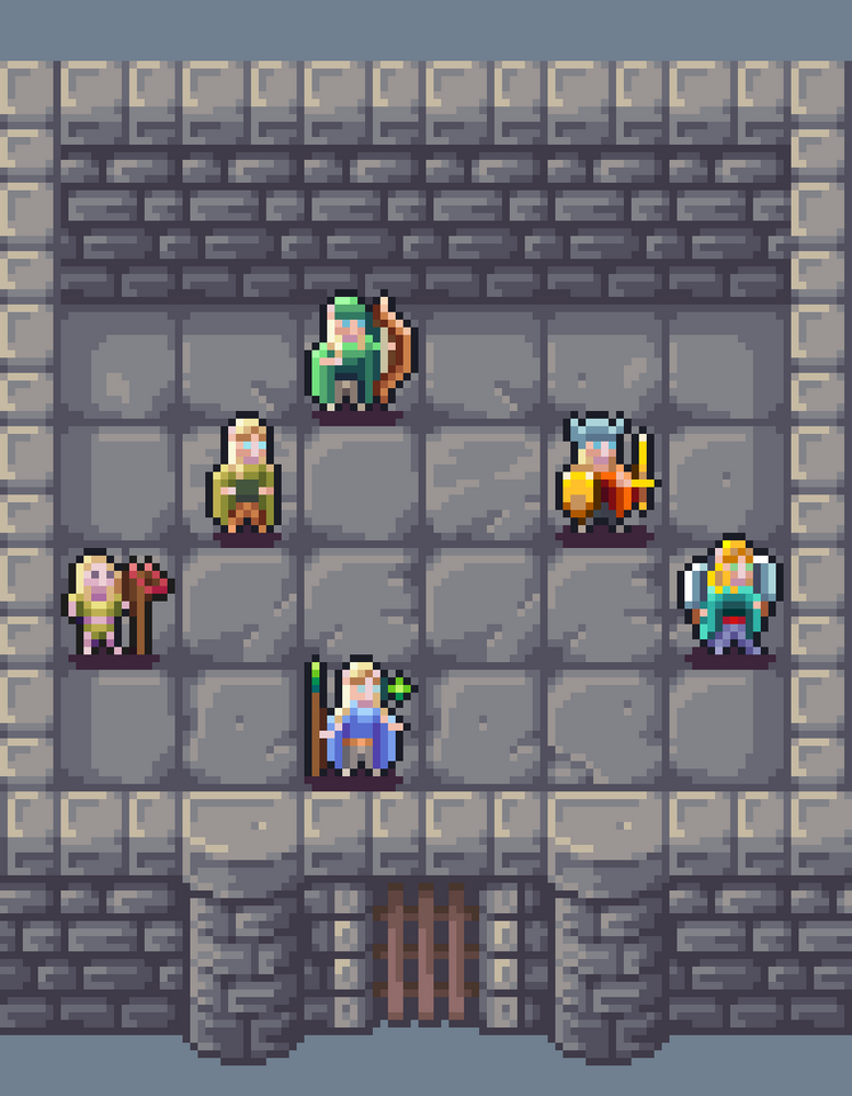Humanoid II Asset Pack [16x16] by DeepDiveGameStudio